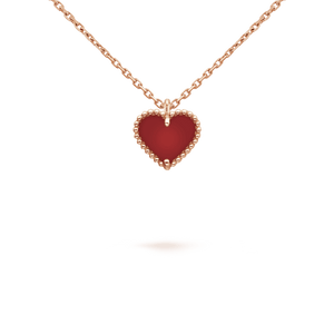 18K Sweet Alhambra Heart Pendant Necklace