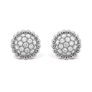 18k Perlée Diamonds Earrings