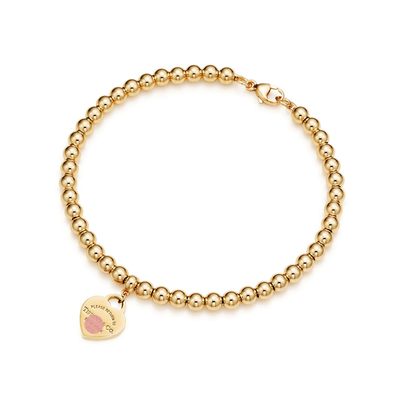 18K Return to Heart Tag Bracelet