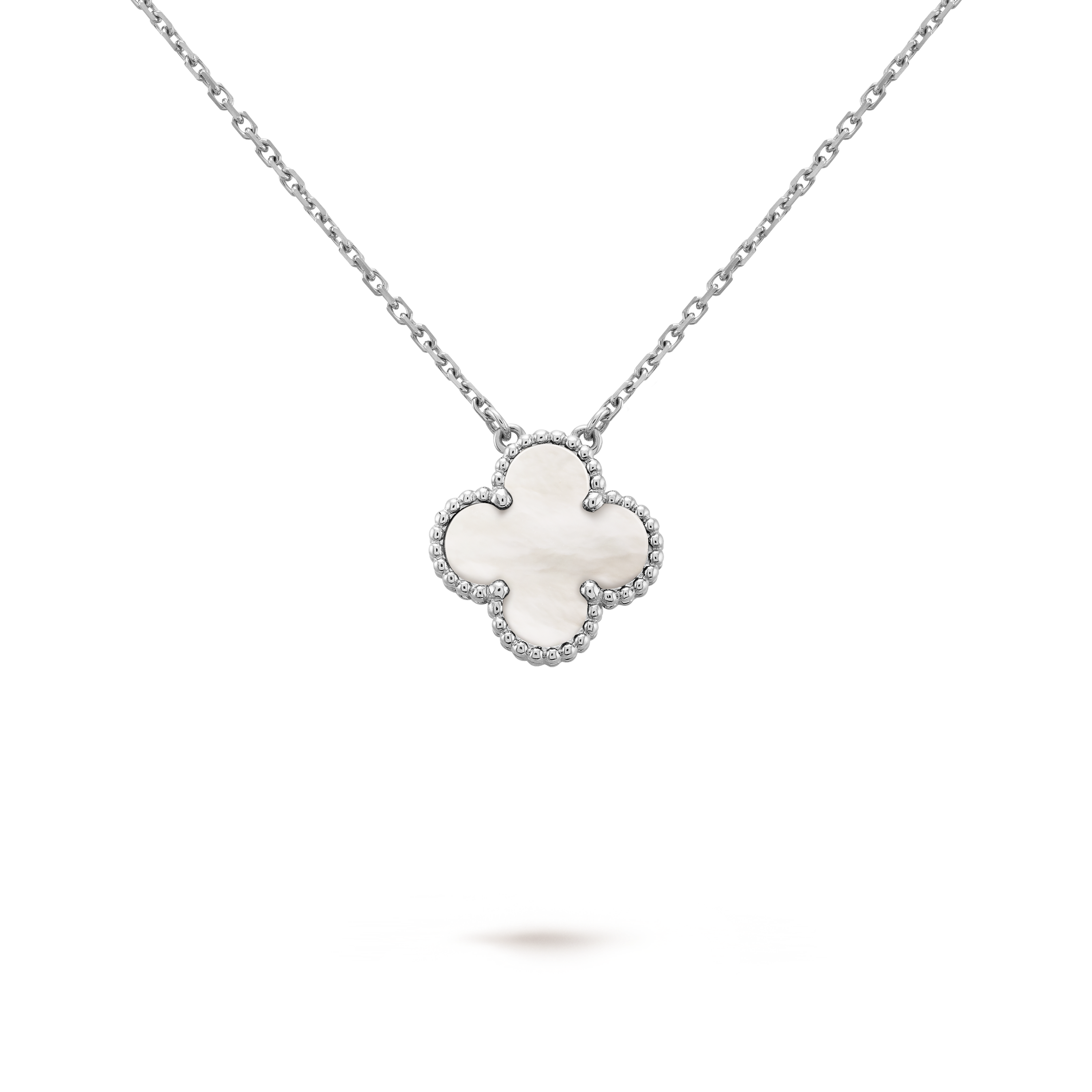 18K Van Cleef & Arpels Vintage Alhambra Pendant Necklace