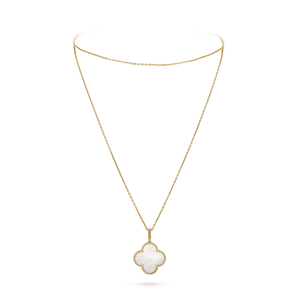 18K Magic Alhambra One Motif Pearl Necklace