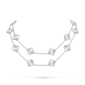 18K Vintage Alhambra 20 Motifs Long Necklace