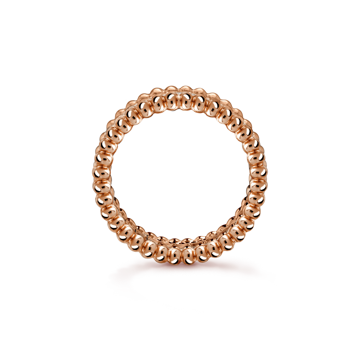 18K Perlée Diamonds Ring