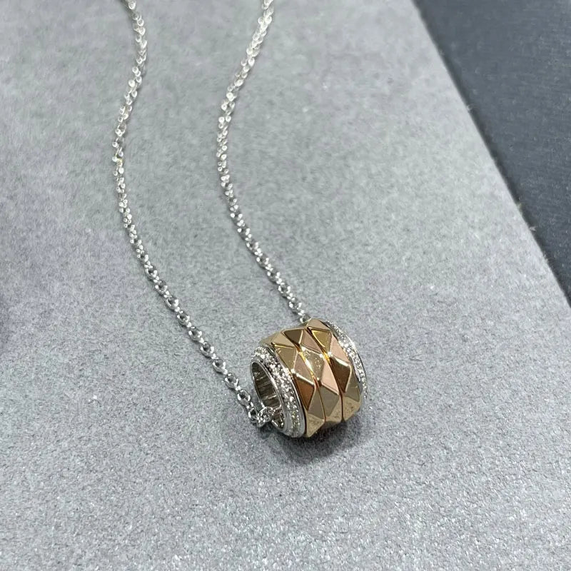 Laurence Signature Spinning Diamond Pendant