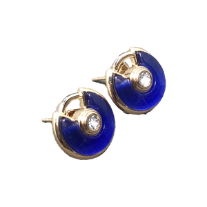 18k Amulette De Earrings