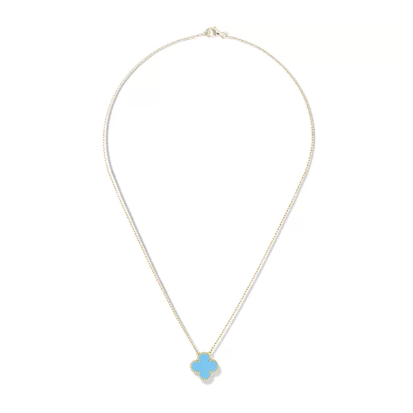 18K Vintage Alhambra Agent Pendant Necklace