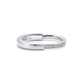18K T Lock Diamonds Yellow Gold Ring