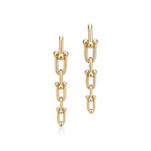 18K T HardWear Graduated Link Earrings