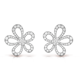 18k Flowerlace Earrings
