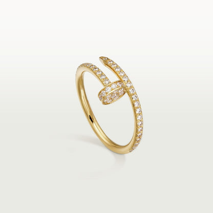 18K Juste Un Clou Full Diamond Ring