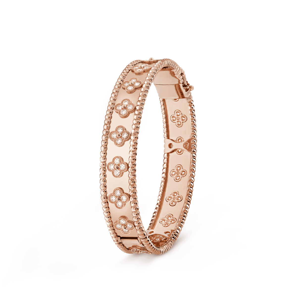 18K Perlée Clovers Bracelet