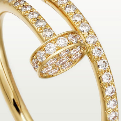 18K Juste Un Clou Full Diamond Ring