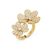 18K Frivole Between the Finger Ring