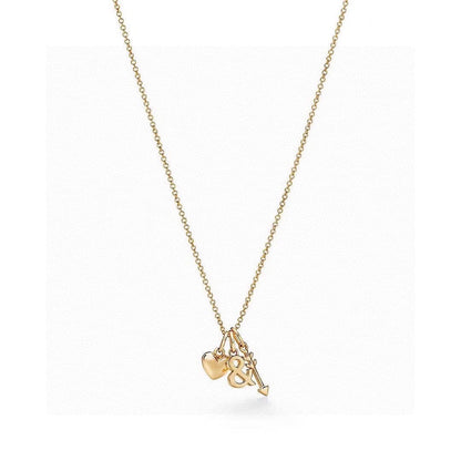 18K T Wine and Dine Pendant Necklace