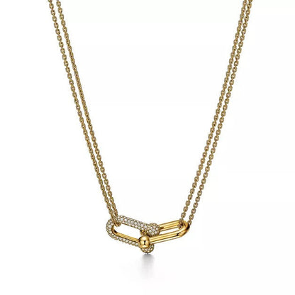18K T HardWear Double Link Necklace