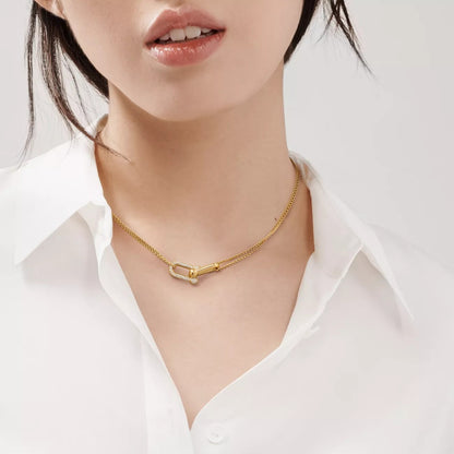 18K T HardWear Double Link Necklace