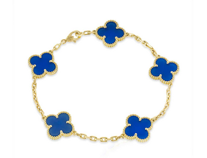 18K Vintage Alhambra Blue Bracelet