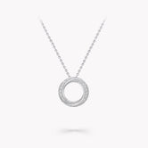 Spiral Pavé Diamond Pendant