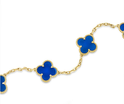 18K Vintage Alhambra Blue Bracelet