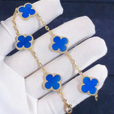 18K Vintage Alhambra Blue Bracelet