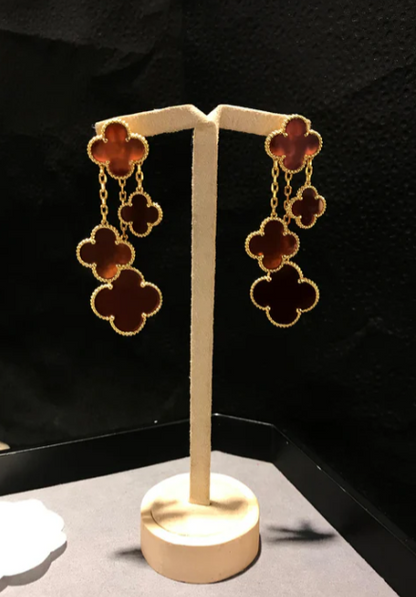 18K Magic Alhambra Four Motifs Earrings