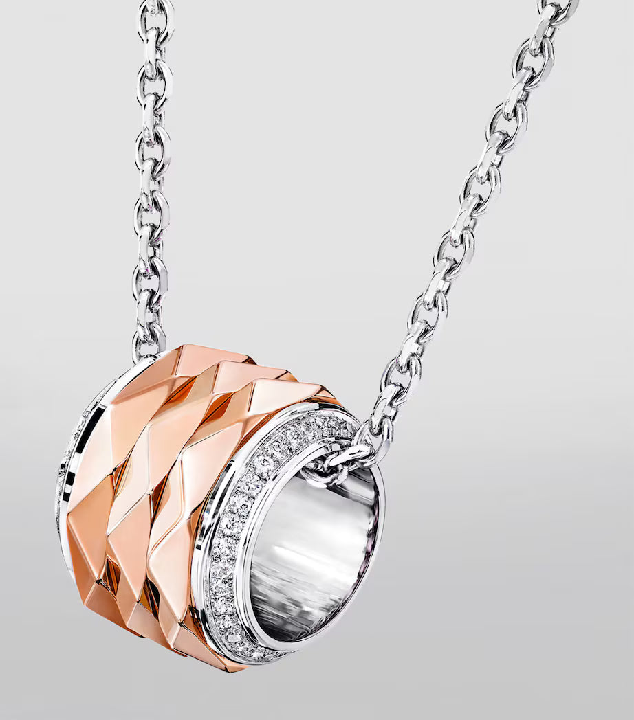 Laurence Signature Spinning Diamond Pendant