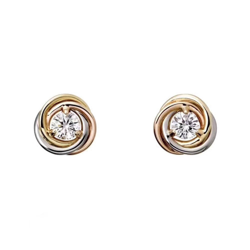 18K Trinity Earrings