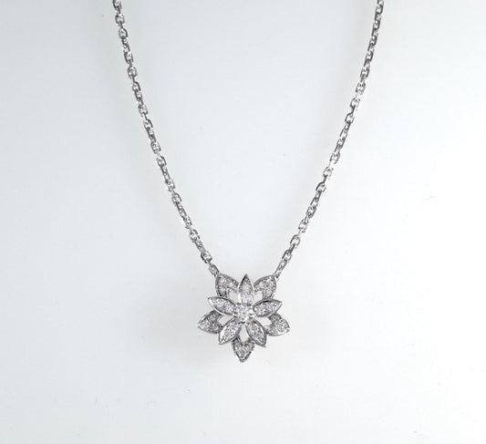Lotus Openwork Pendant